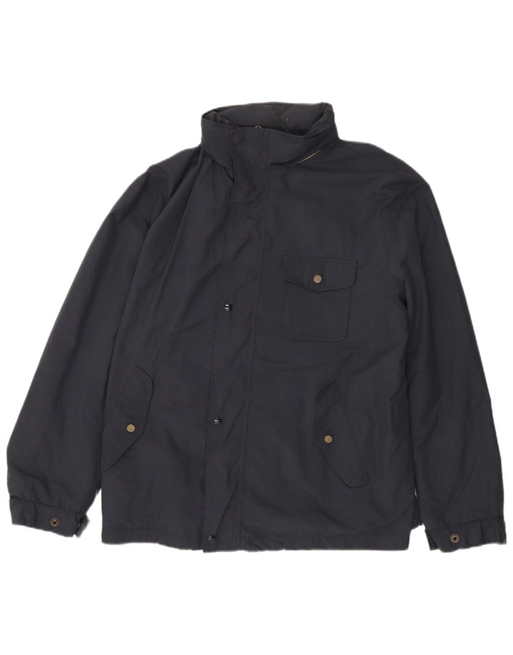 HENRY COTTONS Мужская куртка с капюшоном IT 48 Medium Navy Blue