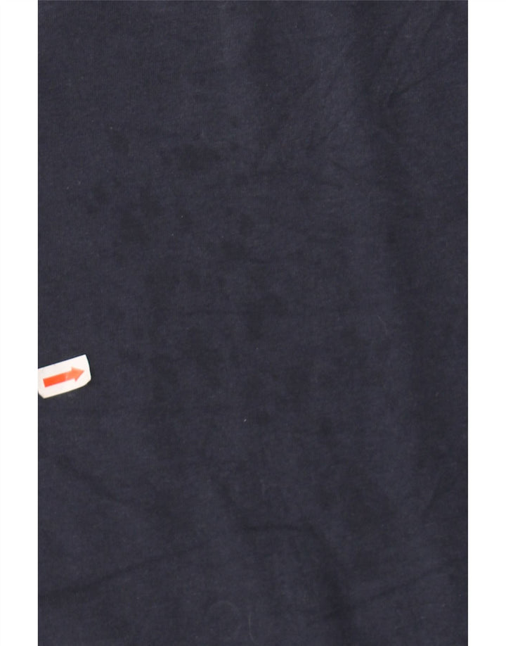 JACK & JONES Mens Graphic T-Shirt Top Medium Navy Blue Cotton Vintage Jack & Jones and Second-Hand Jack & Jones from Messina Hembry 
