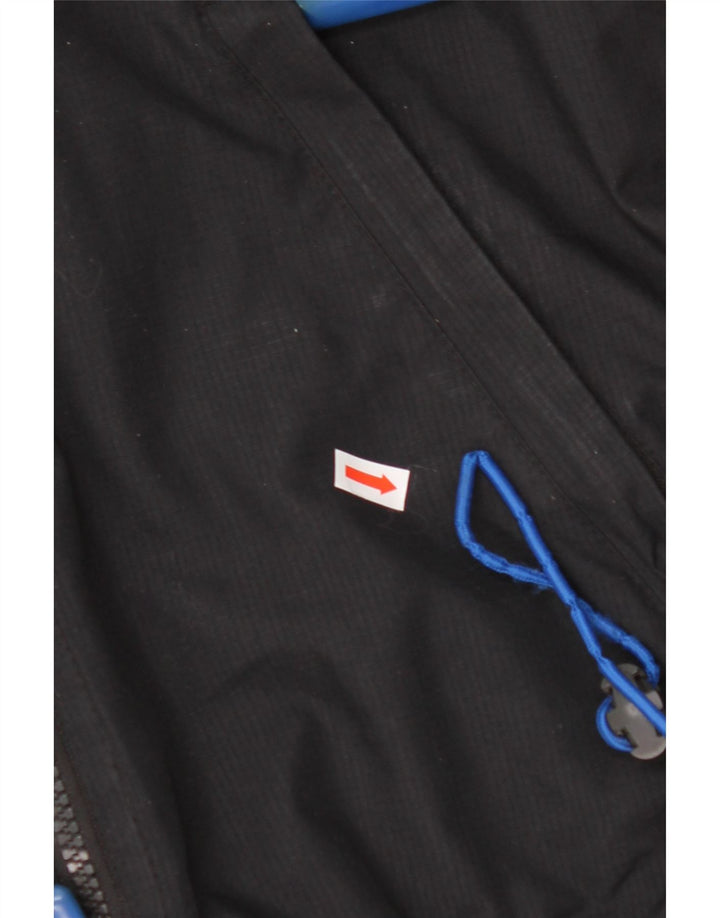 SUPERDRY Мужская ветровка с капюшоном, куртка UK 38, средний черный