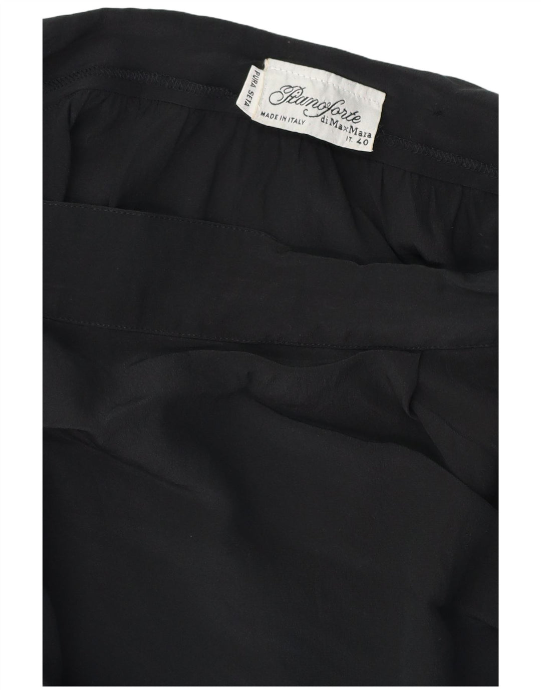 MAX MARA Женская асимметричная юбка с запахом Pianoforte IT 40 Small W28 Черная