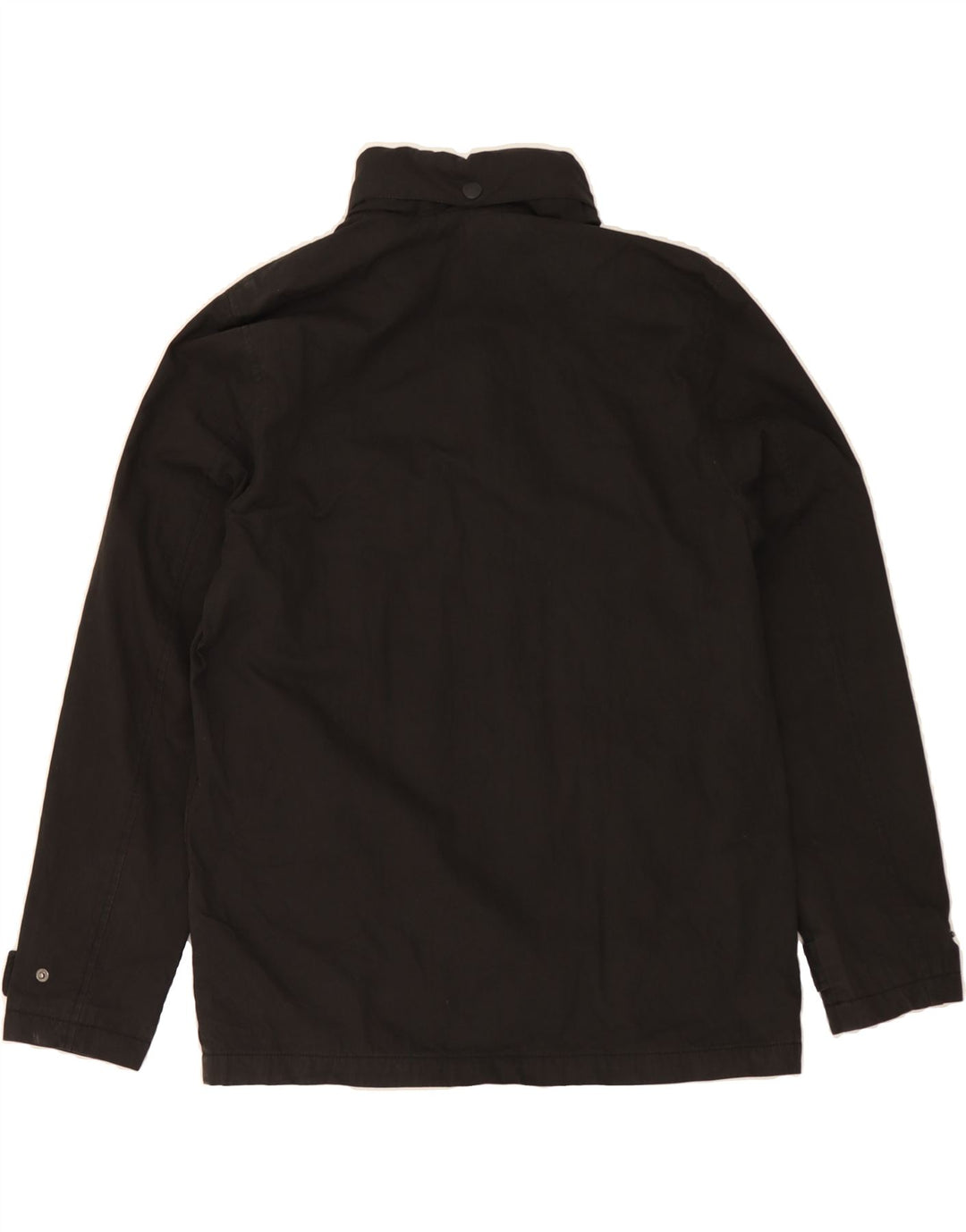 LYLE & SCOTT Mens Bomber Jacket UK 38 Medium Black Cotton Vintage Lyle & Scott and Second-Hand Lyle & Scott from Messina Hembry 