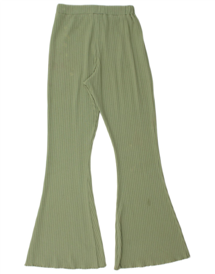 Женские спортивные брюки-клеш Nike UK 12, средний зеленый цвет