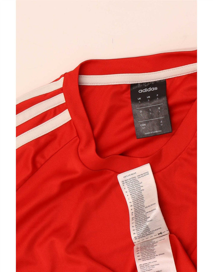 Мужская футболка Adidas Climalite, маленький красный полиэстер