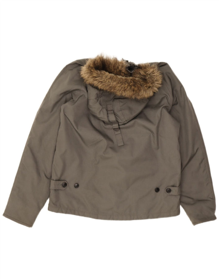 Мужская ветровка с капюшоном Woolrich UK 40, большая серая