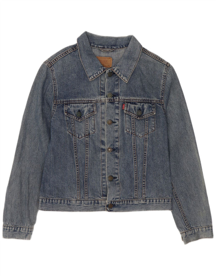 Джинсовая куртка Levi's для мальчиков 10-11 лет, XL, синяя, хлопок