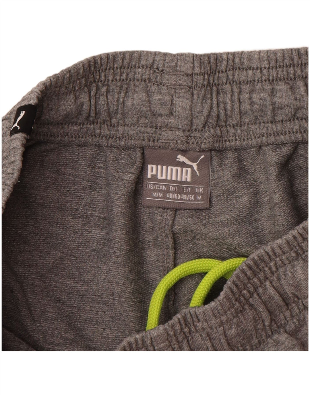 Мужские спортивные шорты с рисунком Puma среднего серого цвета