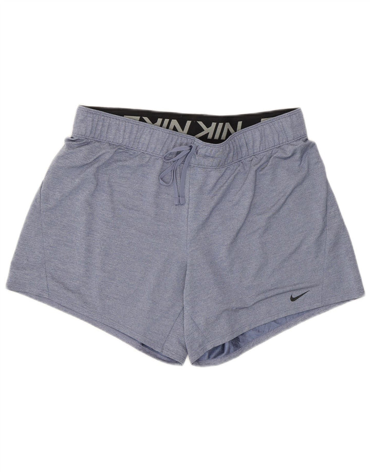 Женские спортивные шорты Nike Dri Fit UK 14, средний синий полиэстер