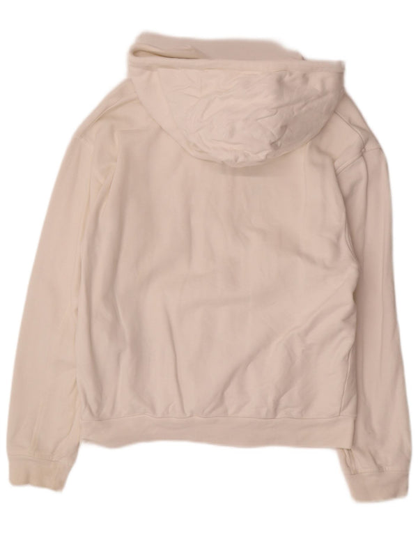 Женский джемпер с капюшоном Levi's Oversized с рисунком UK 2 2XS, белый хлопок