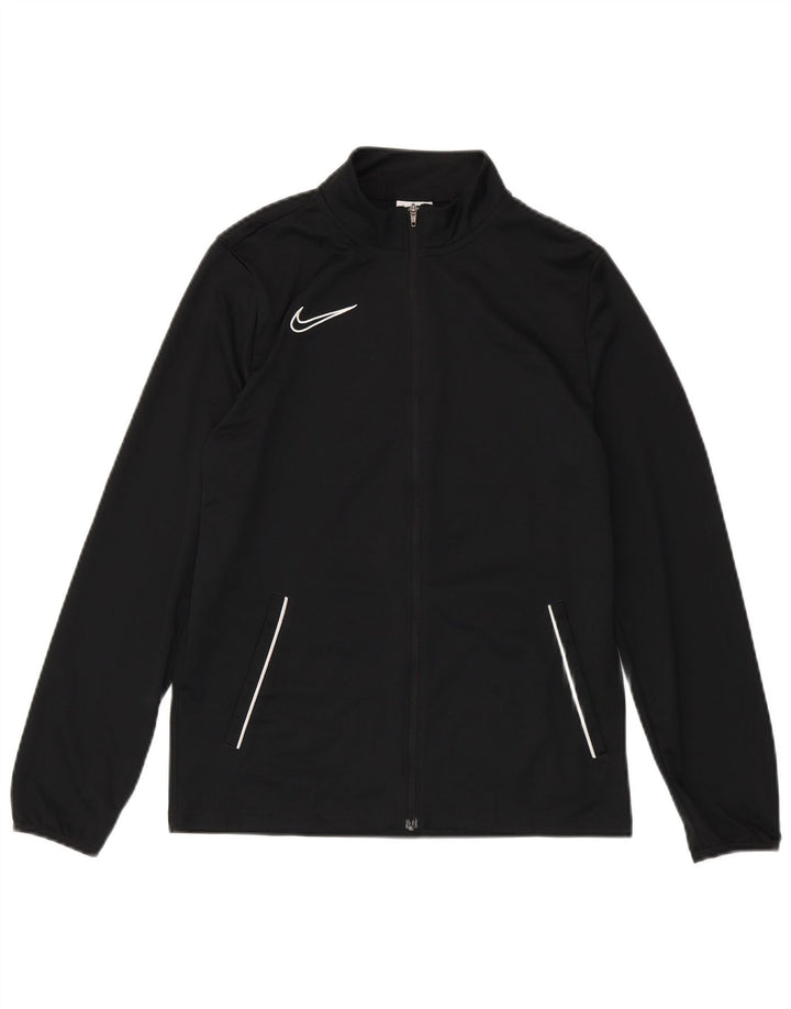 Спортивная куртка Nike Dri Fit для мальчиков 13–14 лет, черный полиэстер, размер XL
