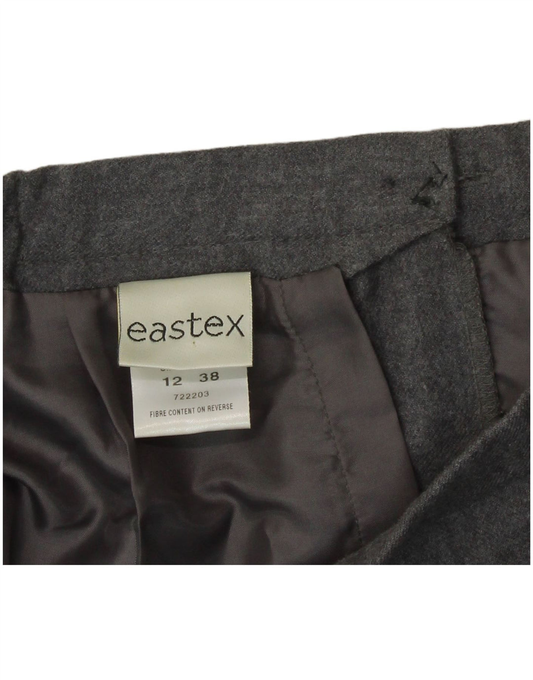 Женская юбка-карандаш Eastex UK 12 Medium W30 Серая шерсть