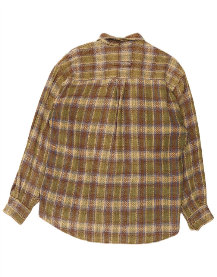 Мужская фланелевая рубашка Trussardi, большая зеленая клетка