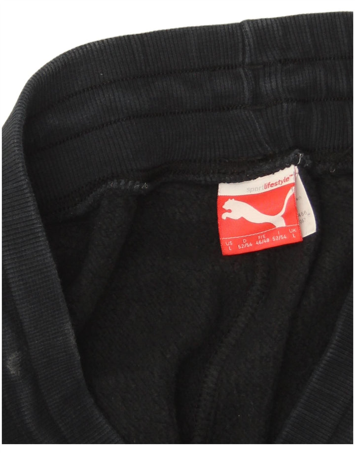 Мужские спортивные брюки Puma, джоггеры, большие, темно-синие