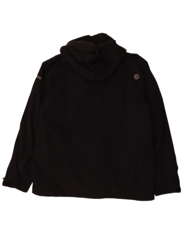 Мужская куртка с капюшоном Animal, UK 42 XL, черный нейлон