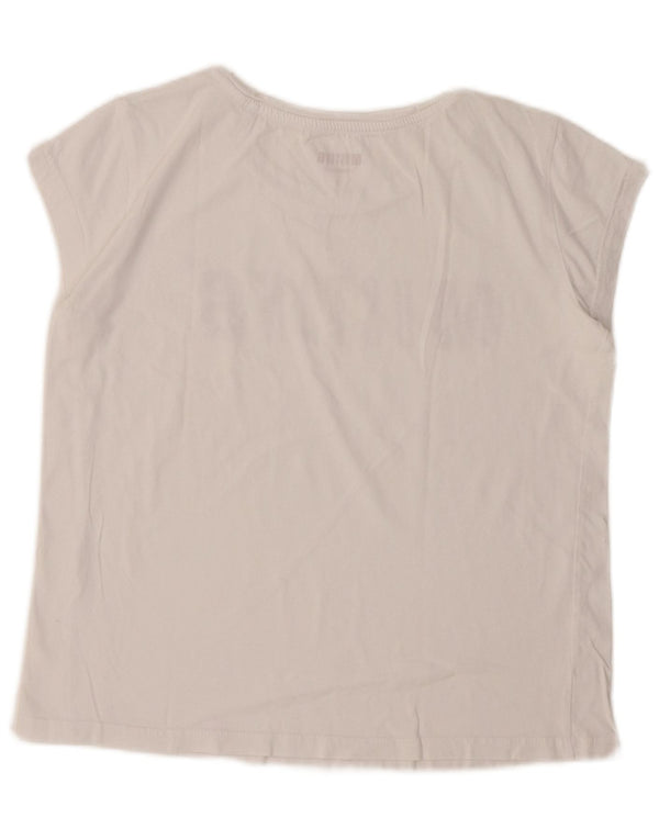 Женская укороченная футболка с рисунком MUSTANG UK 10, маленькая белая