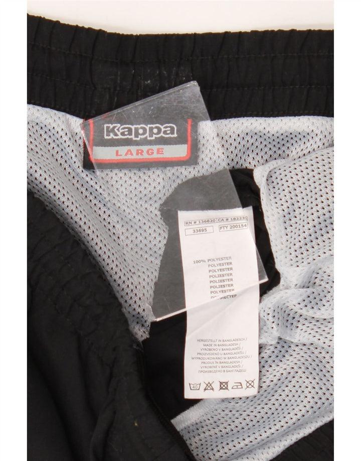 Мужские спортивные шорты KAPPA, большие черные, полиэстер