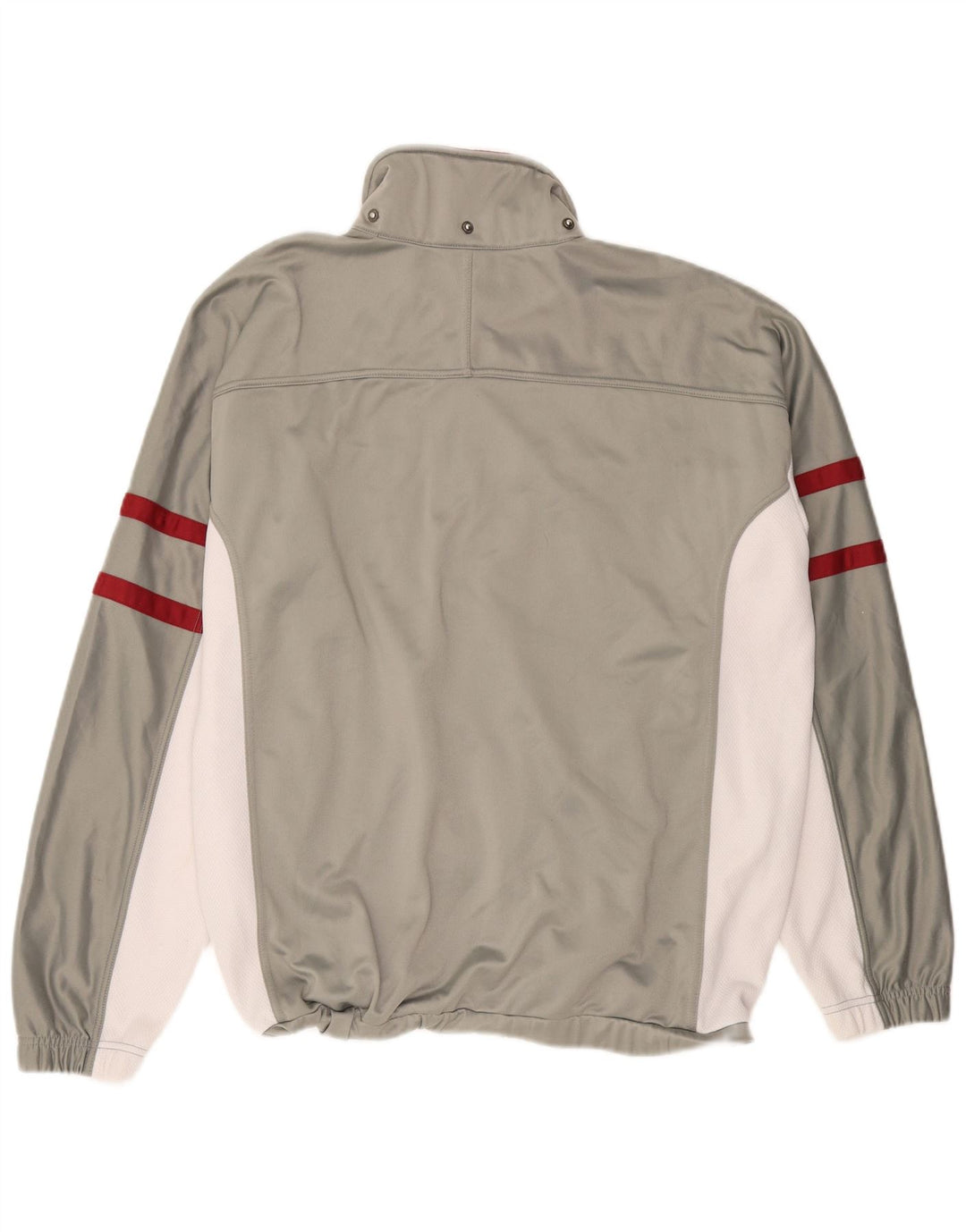 Мужская спортивная куртка ASICS XL, серый полиэстер с цветными блоками