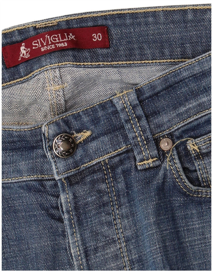 SIVIGLIA Женские узкие джинсы W30 L32 Синие, хлопок