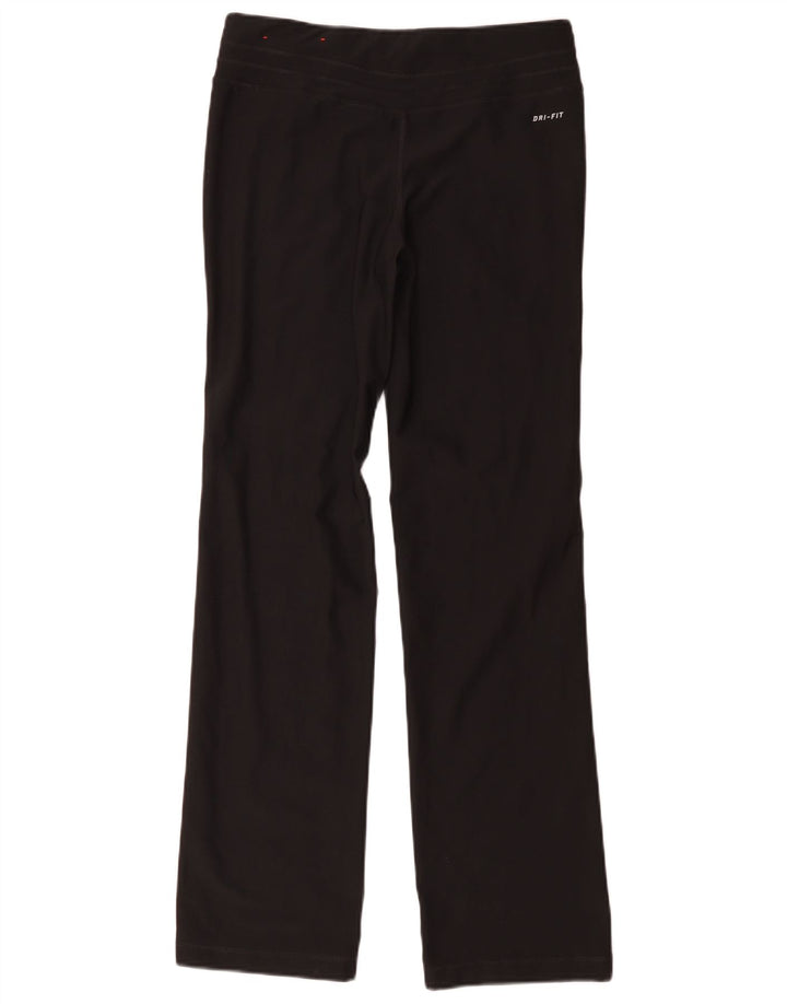 Женские спортивные брюки Nike Dri Fit UK 10, маленькие черные полиэстер