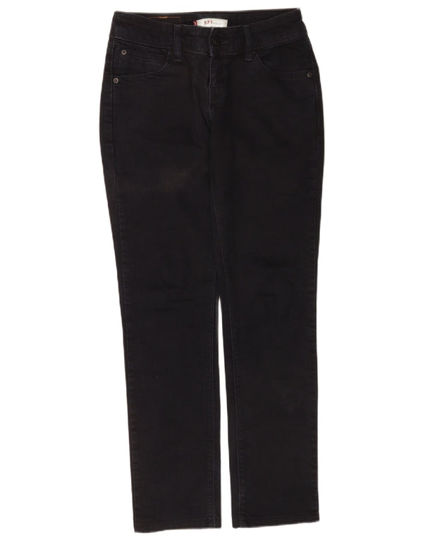 Женские узкие джинсы Levi's 571 W29 L30, черный хлопок