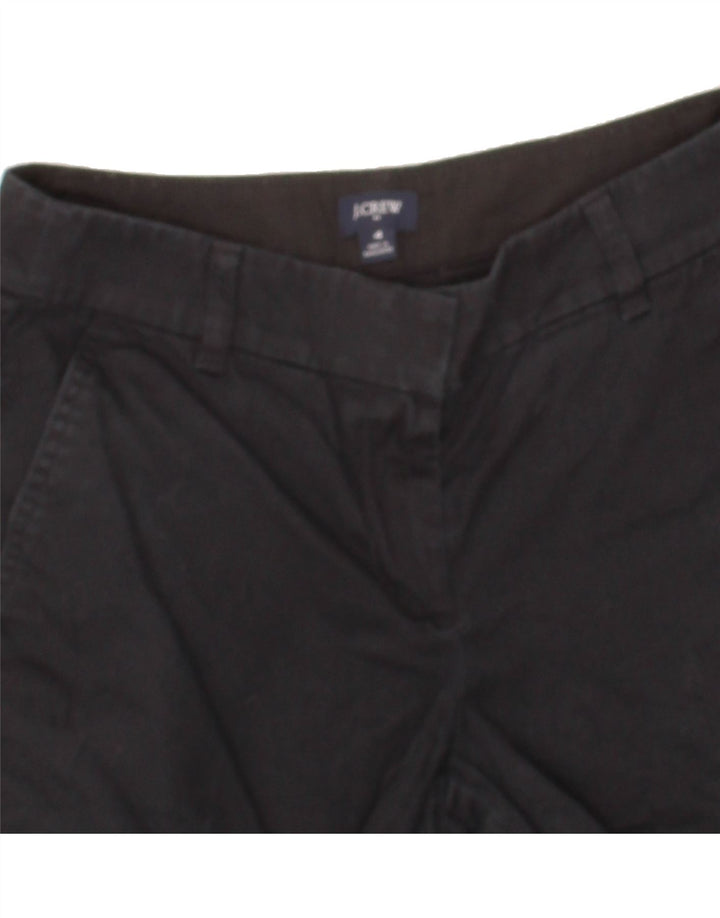J. CREW Womens Chino Shorts US 4 Small W27 Black Cotton Vintage J. Crew and Second-Hand J. Crew from Messina Hembry 