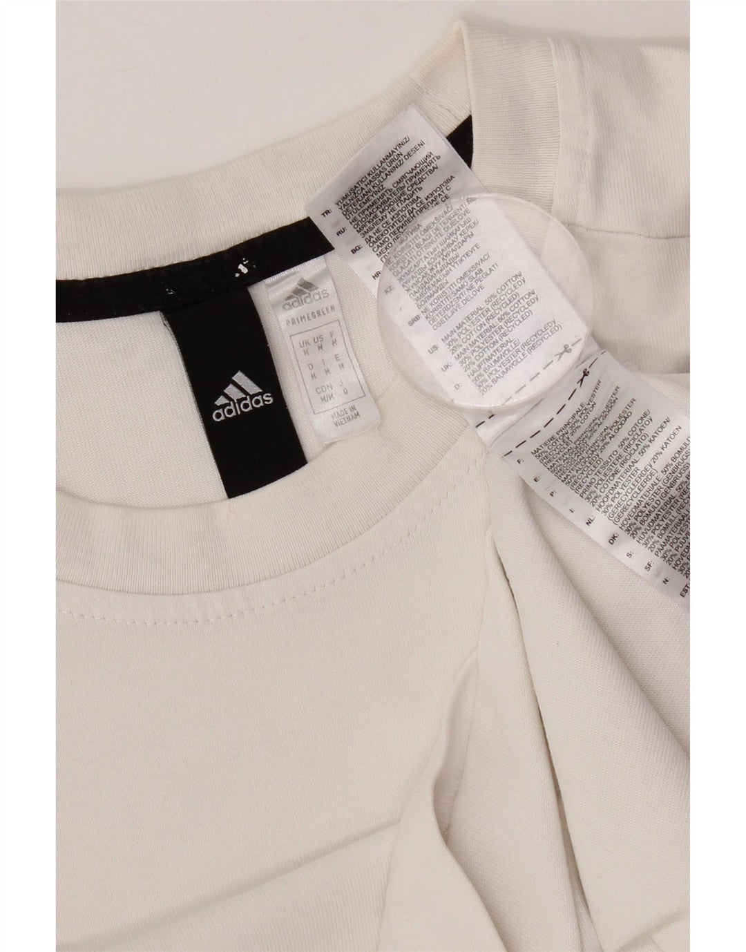 Мужская футболка Adidas Top Medium White Cotton