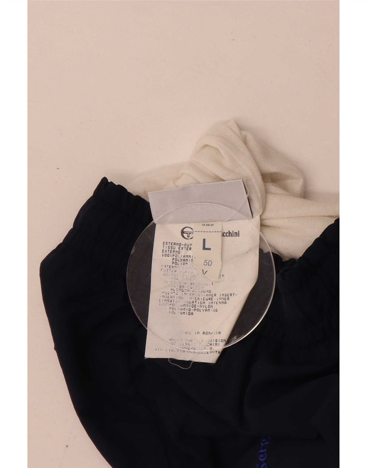 Мужские спортивные брюки Sergio Tacchini, большие темно-синие, полиамид