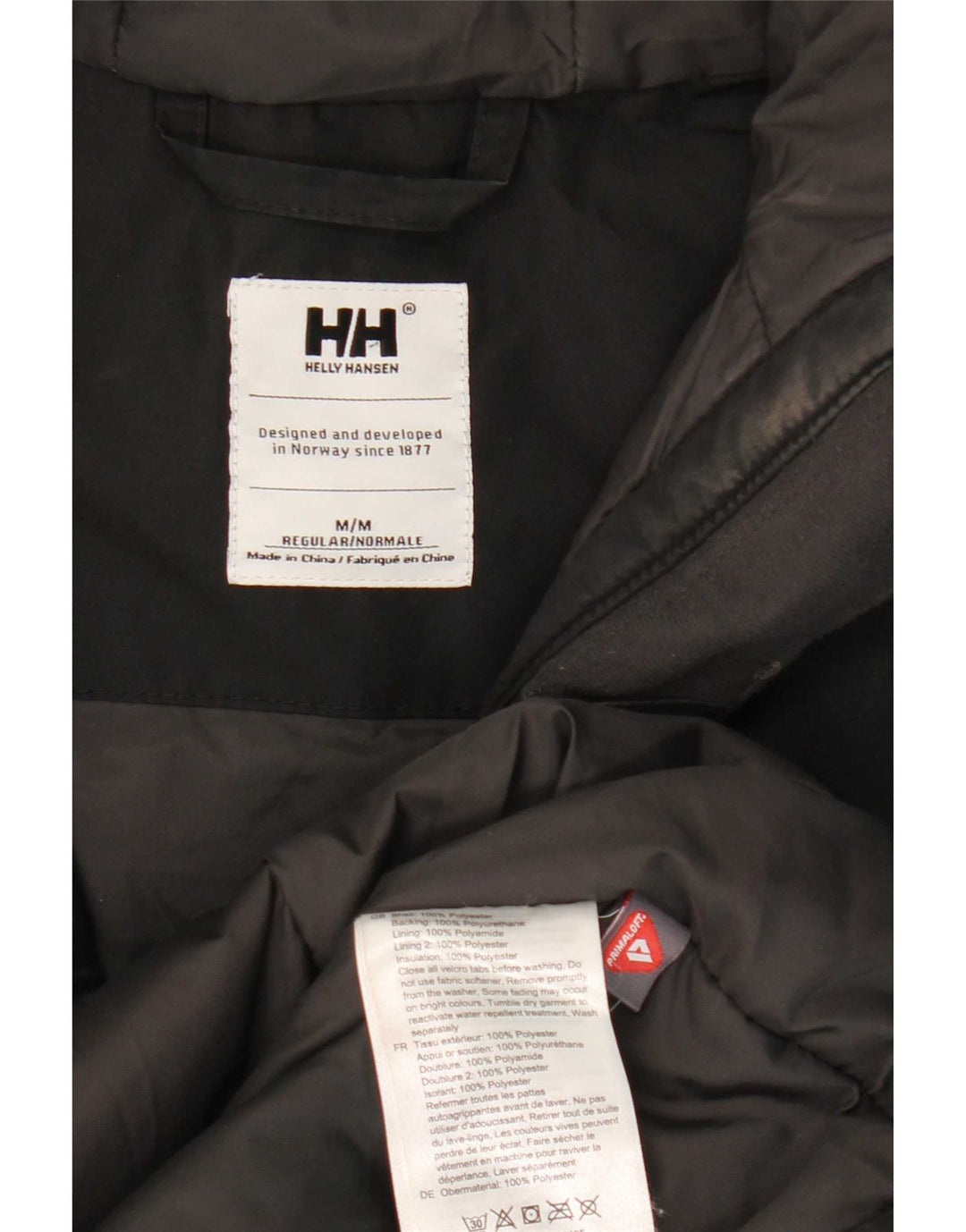 Helly Hansen Женская ветровка с капюшоном UK 14 Средний черный полиэстер