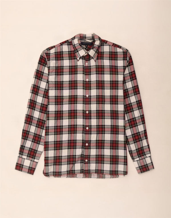 Мужская фланелевая рубашка Tommy Hilfiger XL, хлопковая красная клетка