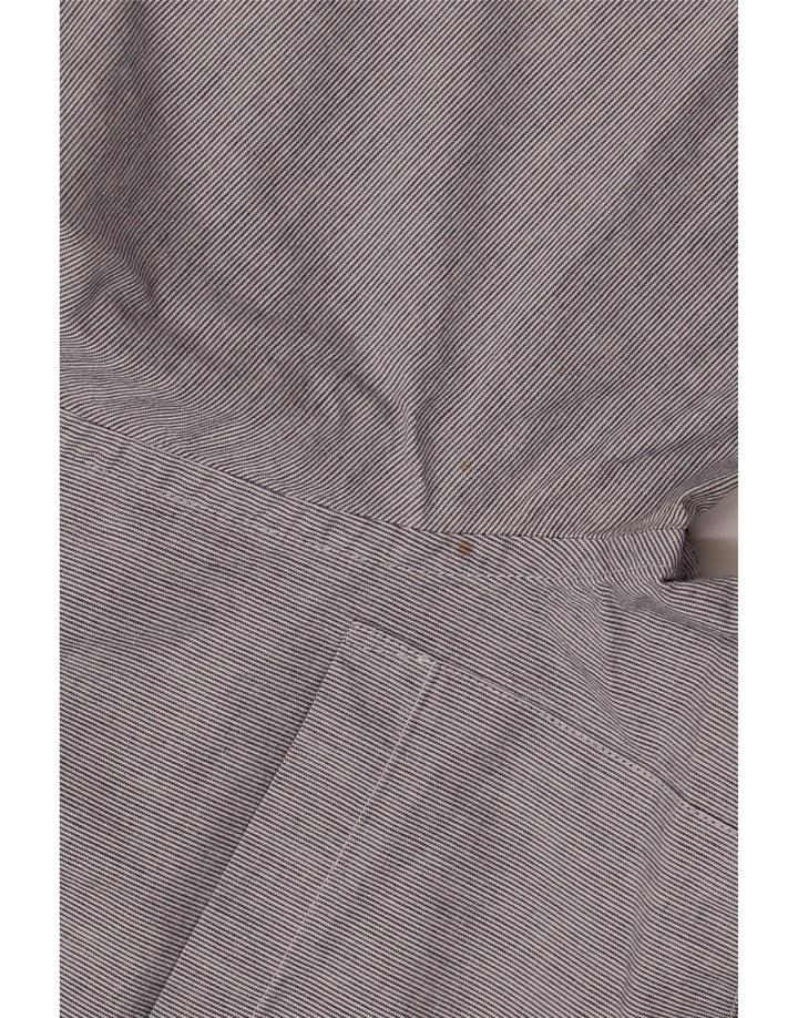 Мужская рубашка JAEGER XS, темно-синяя, хлопковая в тонкую полоску