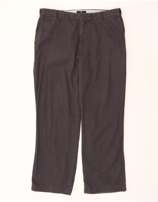Мужские прямые брюки чинос MARKS & SPENCER Blue Harbour W36 L29 Серые
