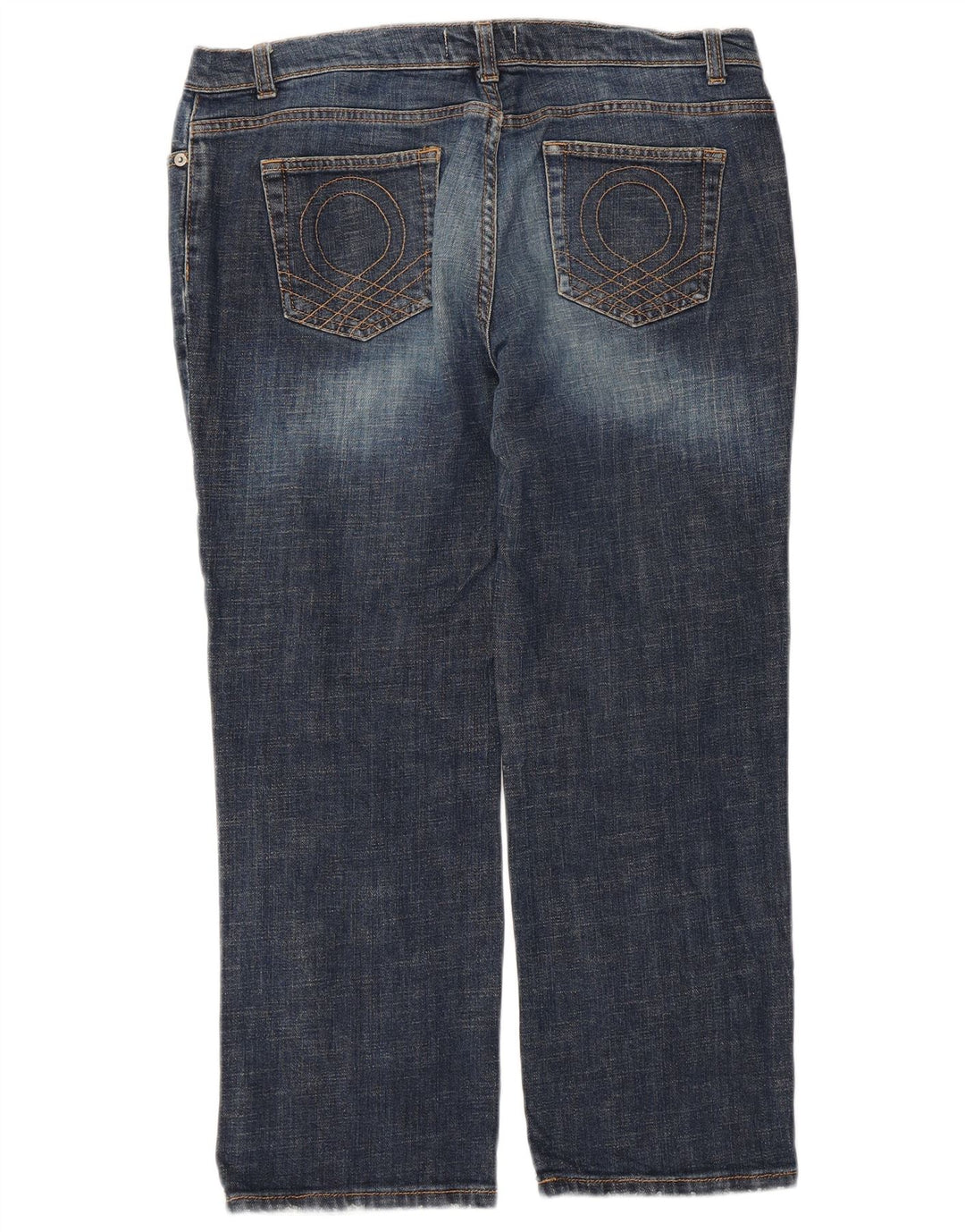 Джинсы женские укороченные Benetton W34 L25 синие