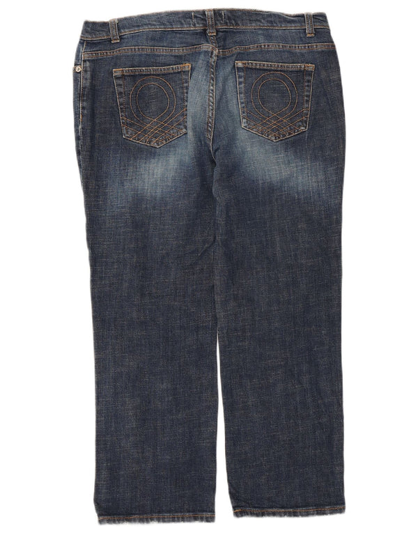 Джинсы женские укороченные Benetton W34 L25 синие