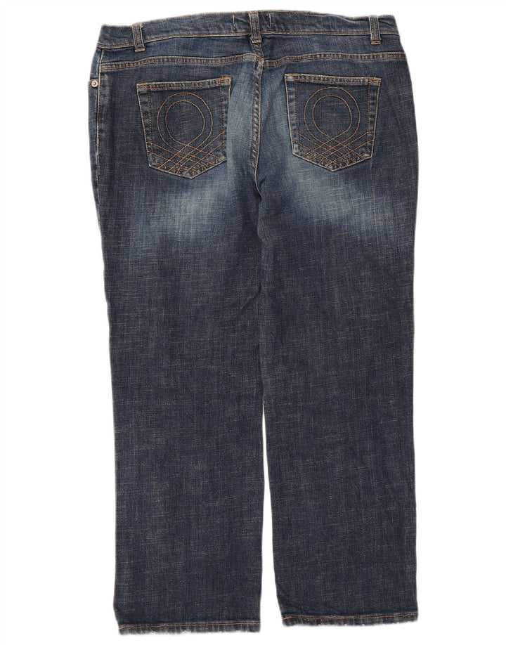 Джинсы женские укороченные Benetton W34 L25 синие