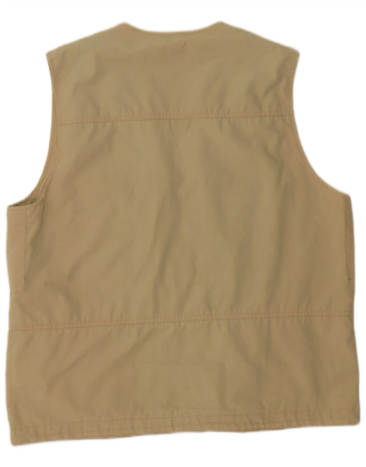 Мужской жилет Brugi Utility Gilet UK 40, большой размер, цвет хаки, полиэстер