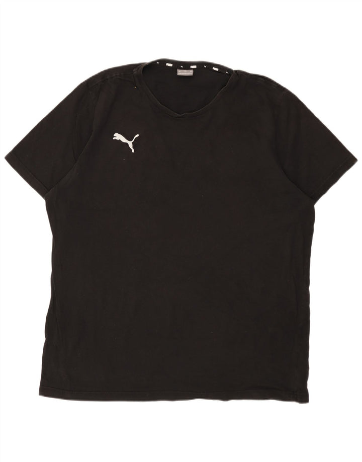 Мужская футболка Puma Top 2XL, черный хлопок