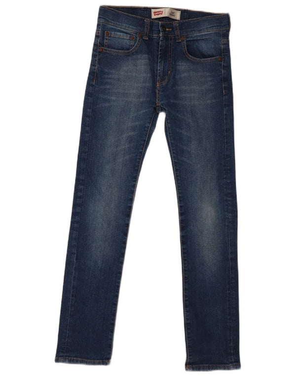 Джинсы скинни Levi's Girls 510 11-12 лет W26 L27, синий хлопок