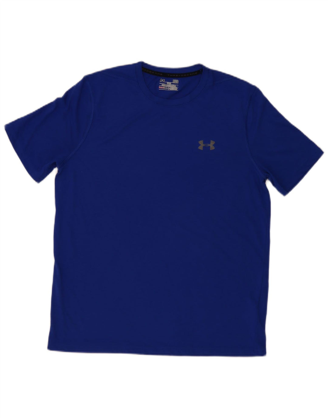 Мужская футболка Under Armour Heat Gear, верх, большой синий полиэстер