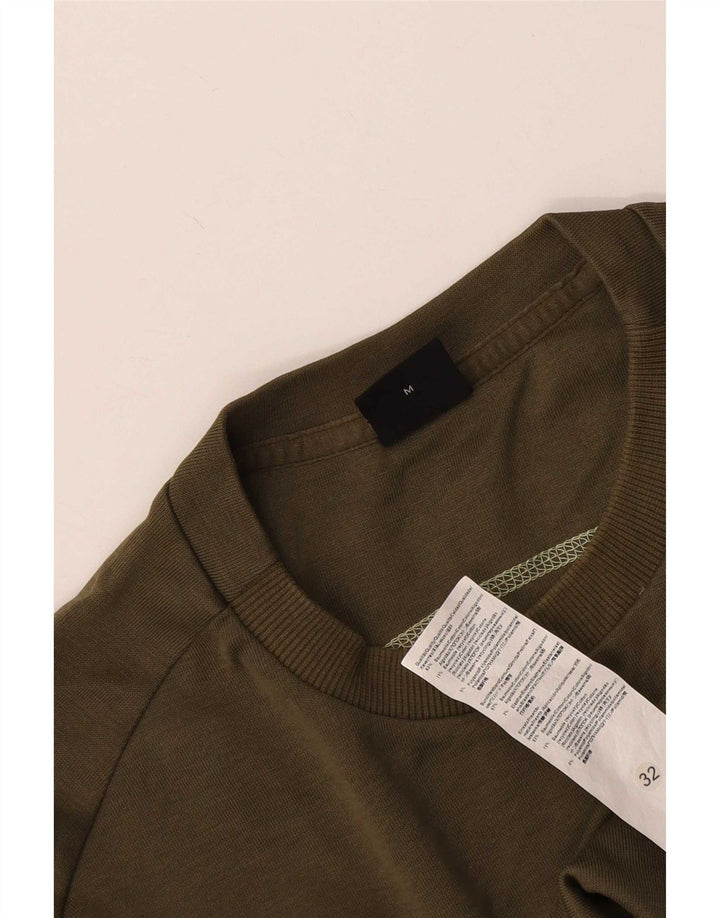 Мужской свитшот с рисунком Hugo Boss, джемпер среднего цвета, хаки, хлопок