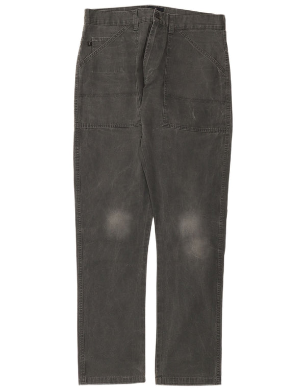 Trussardi Мужские прямые повседневные брюки IT 52 XL W34 L34 Серые хлопковые