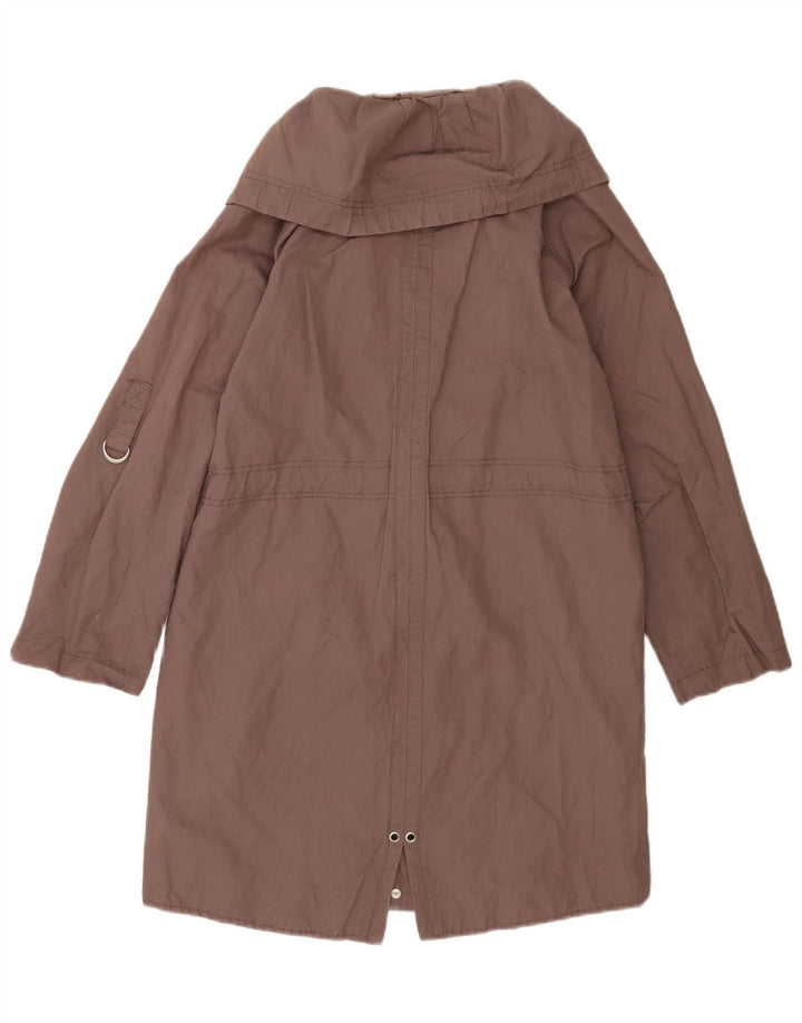 Женская парка большого размера MINT VELVET UK 10, маленький коричневый хлопок