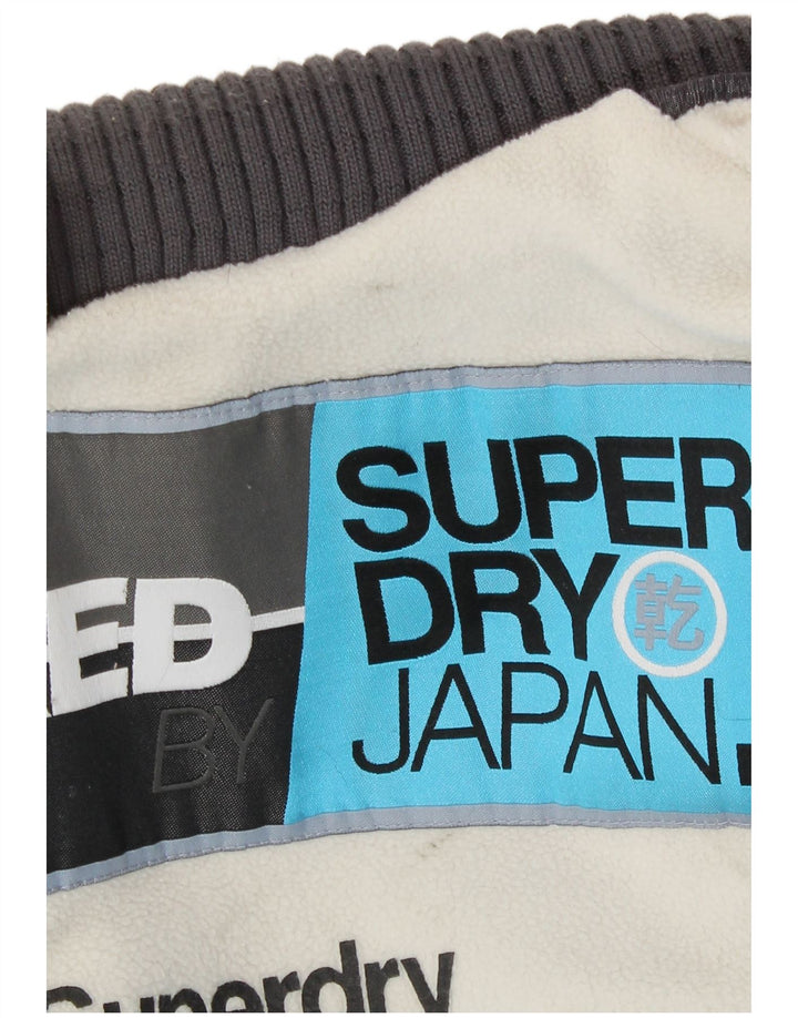 Женская ветровка с капюшоном Superdry Windattacker UK 18 XL Серый нейлон