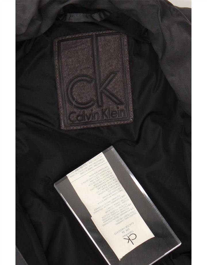 Мужская стеганая куртка CALVIN KLEIN IT 56 3XL Серый нейлон