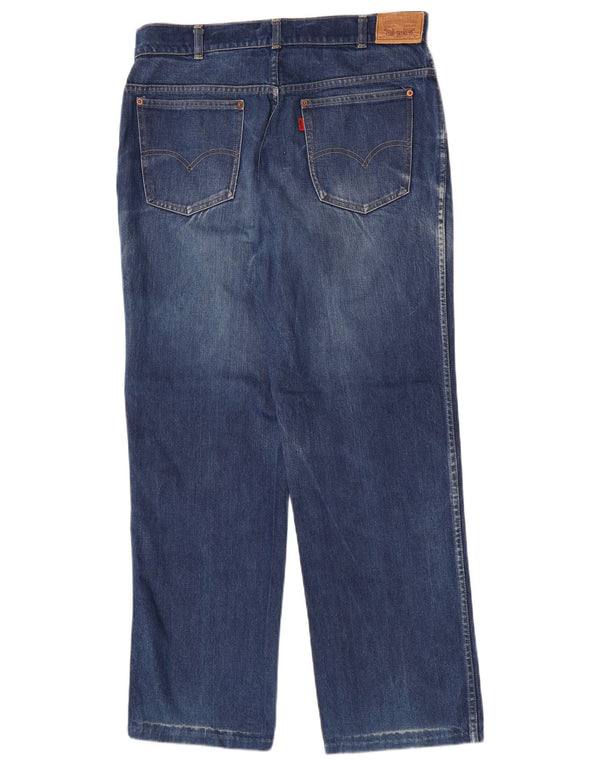 Мужские прямые джинсы Levi's W36 L30 синие, хлопок