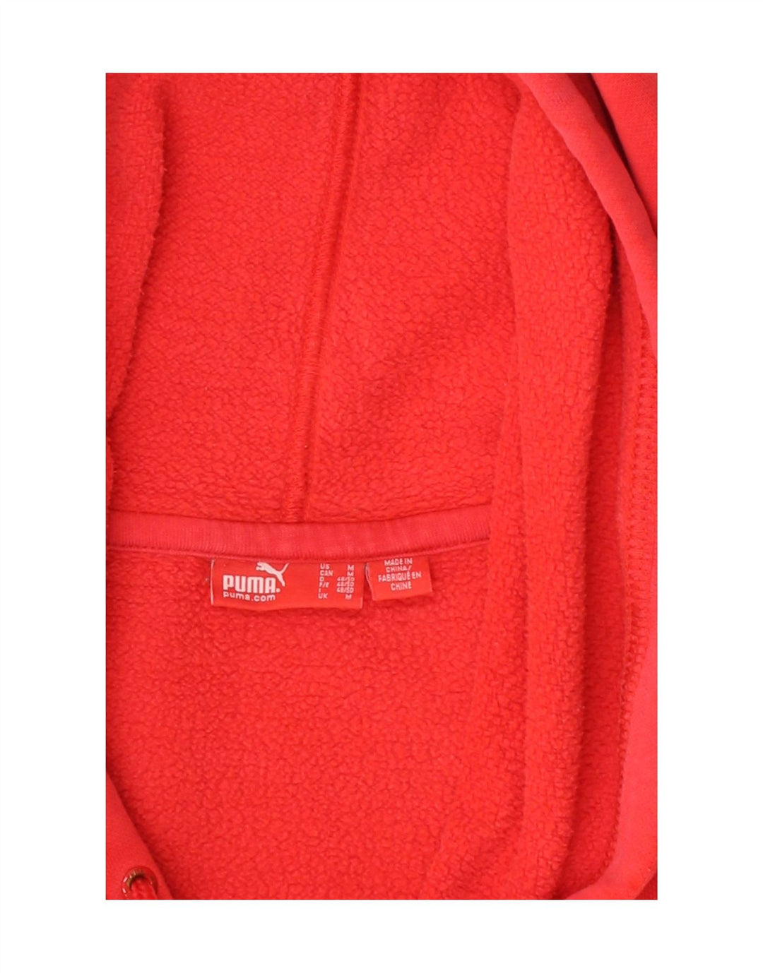PUMA Mens Graphic Hoodie Jumper Medium Red