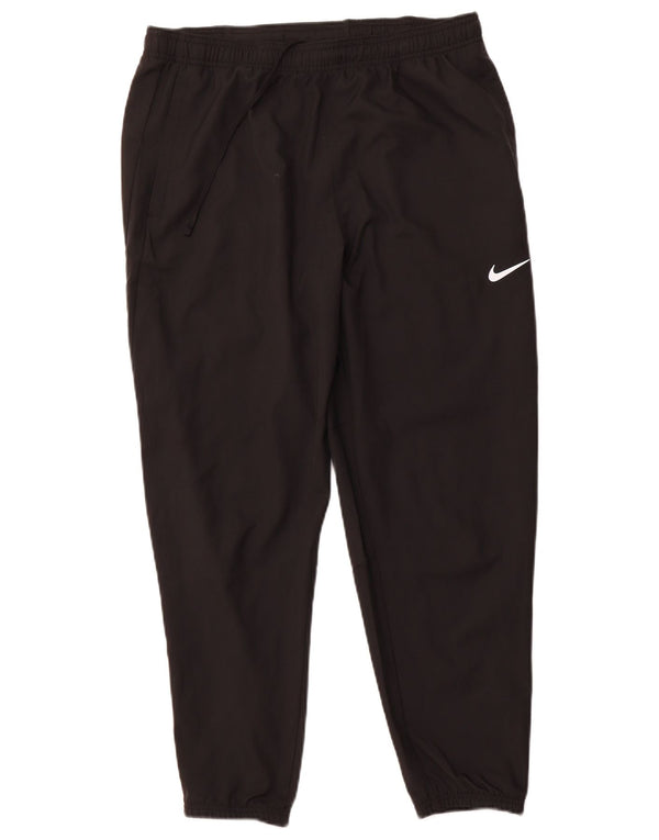 Женские спортивные брюки NIKE Dri Fit, джоггеры, Великобритания, 14, большие черные размеры, полиэстер