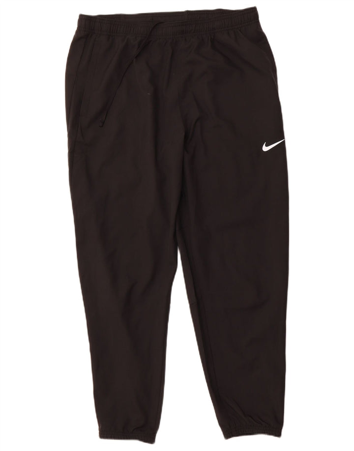 Женские спортивные брюки NIKE Dri Fit, джоггеры, Великобритания, 14, большие черные размеры, полиэстер