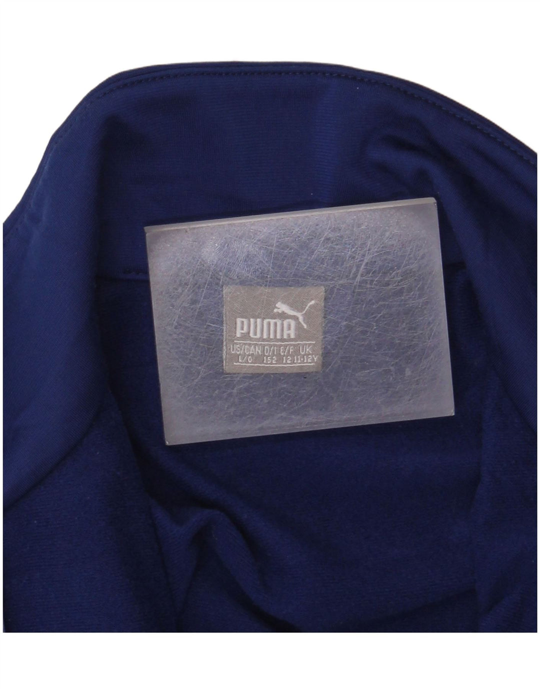 PUMA Boys Graphic Tracksuit Top Jacket 11-12 Years Navy Blue