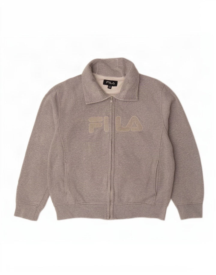 Fila Женский спортивный костюм с графическим рисунком UK 20 2XL Серый в крапинку