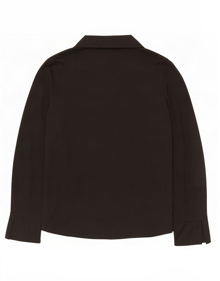 Женская пуловерная рубашка Marks & Spencer UK 20 2XL Черная вискоза