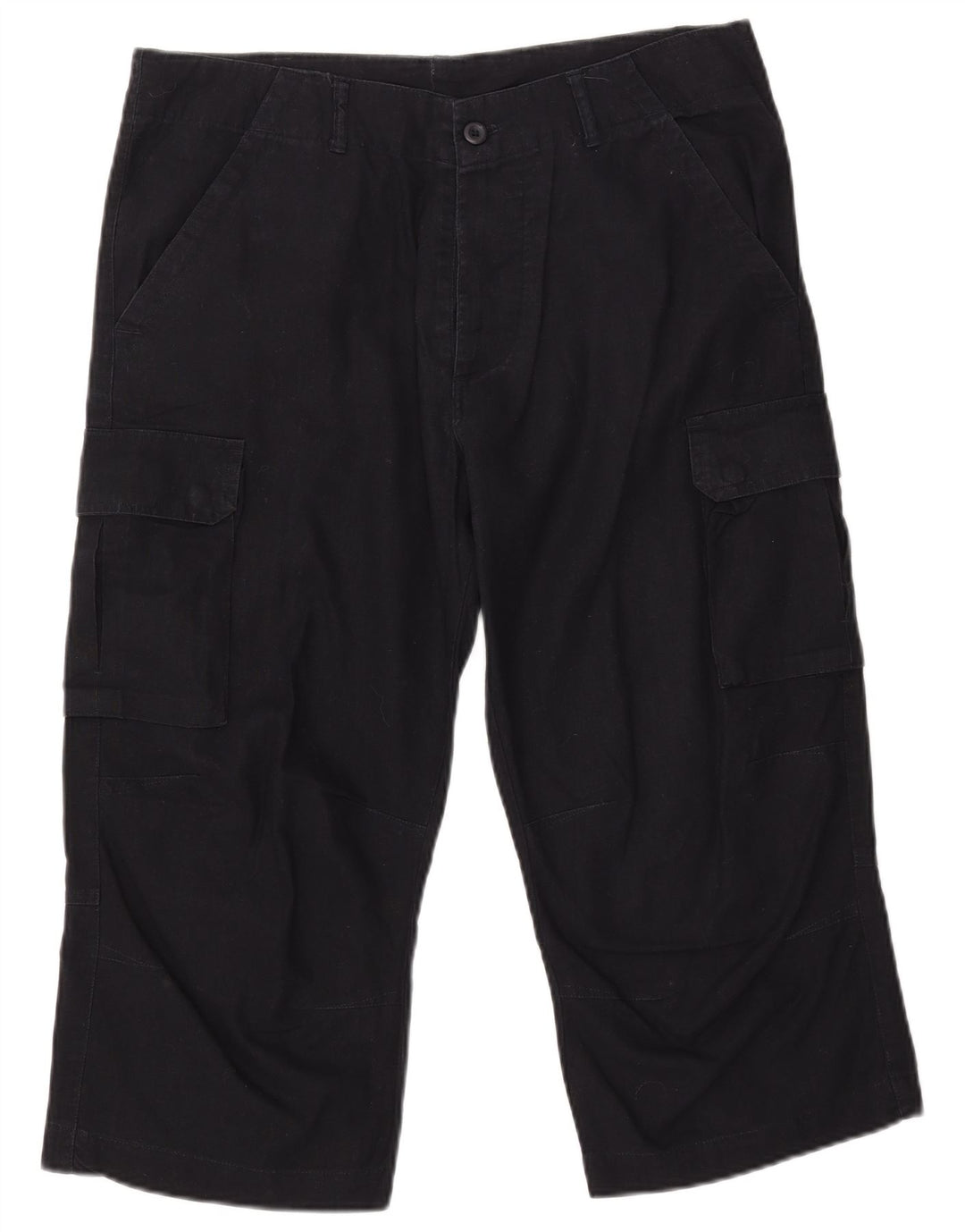 Мужские прямые брюки-капри VINTAGE W34 L21 темно-синие